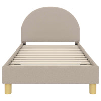 Struttura letto bambini con testata Grigio chiaro 80 x 160 cm 42011029