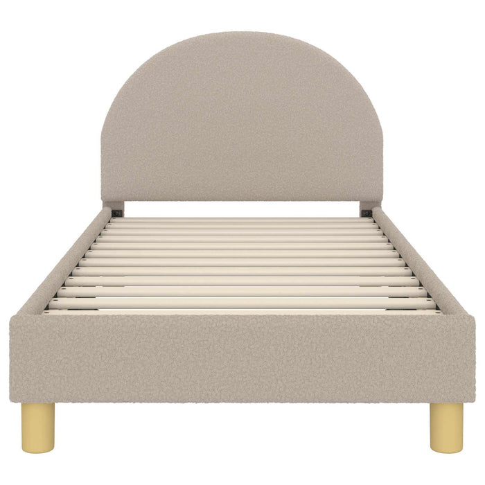 Struttura letto bambini con testata Grigio chiaro 80 x 160 cm 42011029