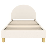 Struttura letto bambini con testata Crema 80 x 200 cm 42011030