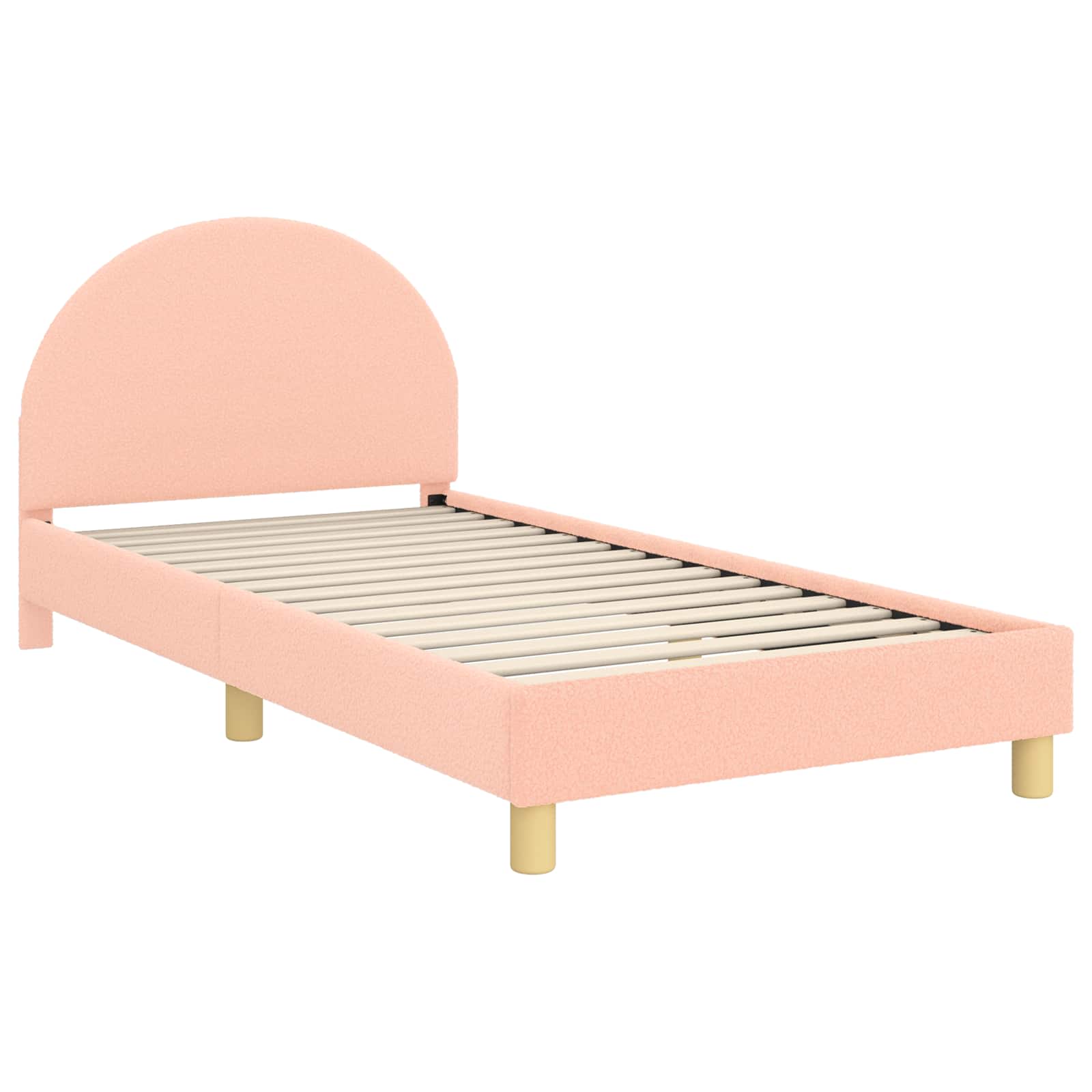 Struttura letto bambini con testata Rosa 80 x 200 cm 42011031