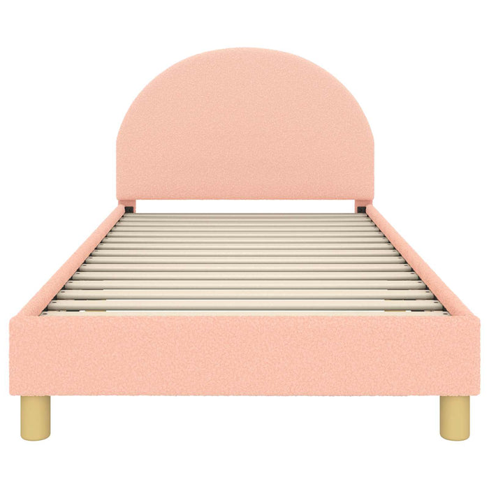Struttura letto bambini con testata Rosa 80 x 200 cm 42011031