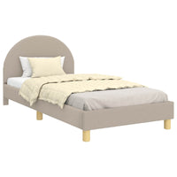 Struttura letto bambini con testata Grigio chiaro 80 x 200 cm 42011032