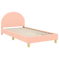 Struttura letto bambini con testata Rosa 90 x 200 cm 42011037