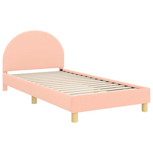 Struttura letto bambini con testata Rosa 90 x 200 cm 42011037