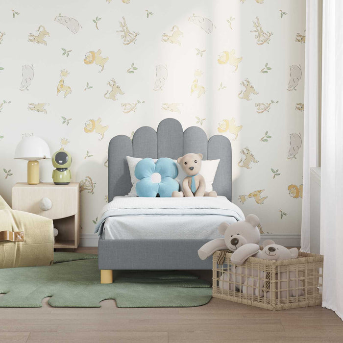 Struttura letto per bambini con testata Grigio chiaro 42011039