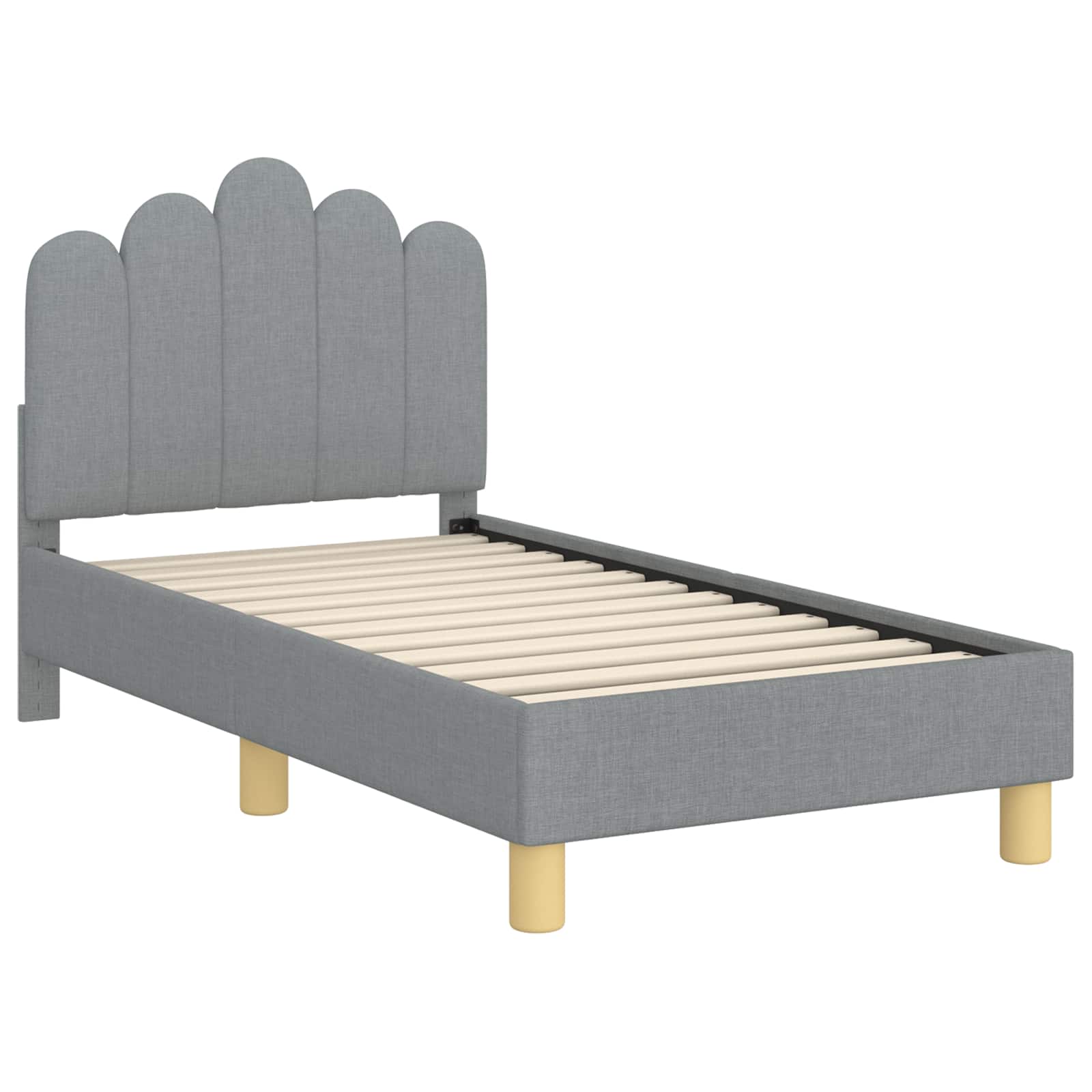 Struttura letto per bambini con testata Grigio chiaro 42011039