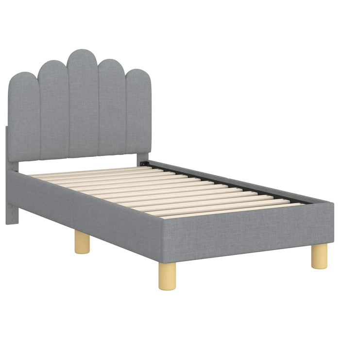 Struttura letto per bambini con testata Grigio chiaro 42011039