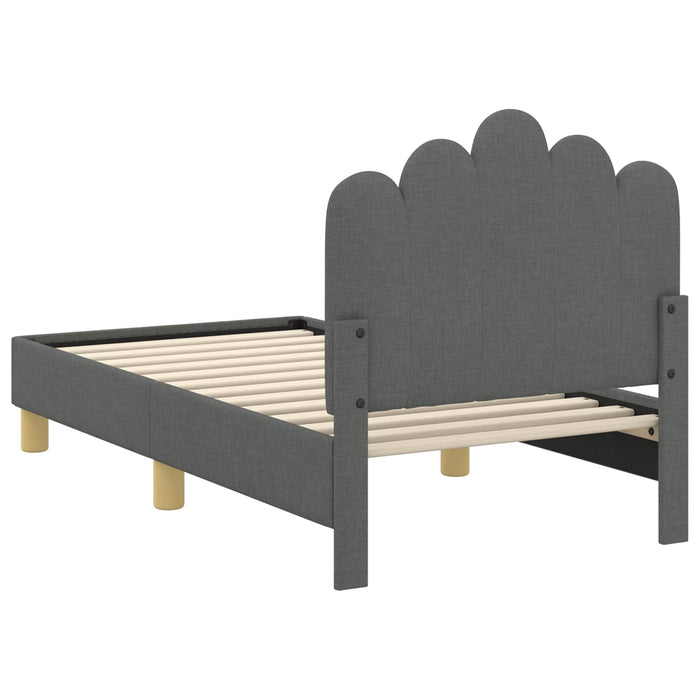 Struttura letto per bambini con testata Grigio scuro 42011040