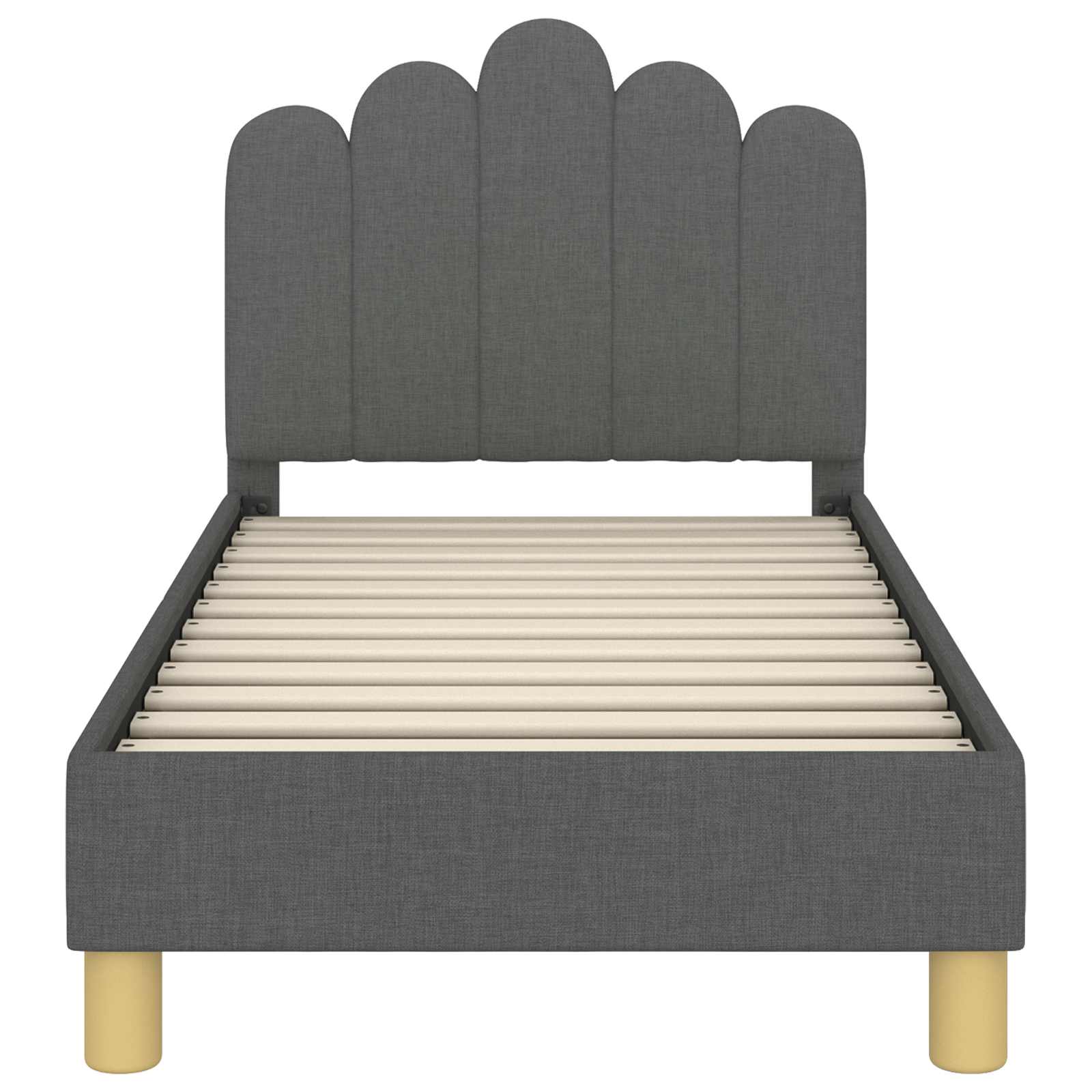 Struttura letto per bambini con testata Grigio scuro 42011040