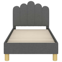 Struttura letto per bambini con testata Grigio scuro 42011040
