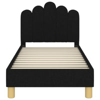 Struttura letto per bambini con testata Nero 70 x 140 cm 42011041