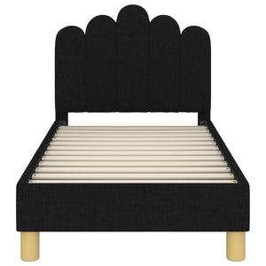 Struttura letto per bambini con testata Nero 70 x 140 cm 42011041
