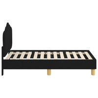 Struttura letto per bambini con testata Nero 70 x 140 cm 42011041