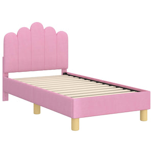 Struttura letto per bambini con testata Rosa 70 x 140 cm 42011042