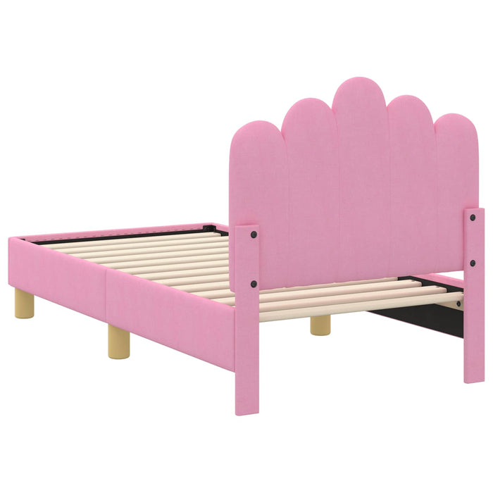 Struttura letto per bambini con testata Rosa 70 x 140 cm 42011042