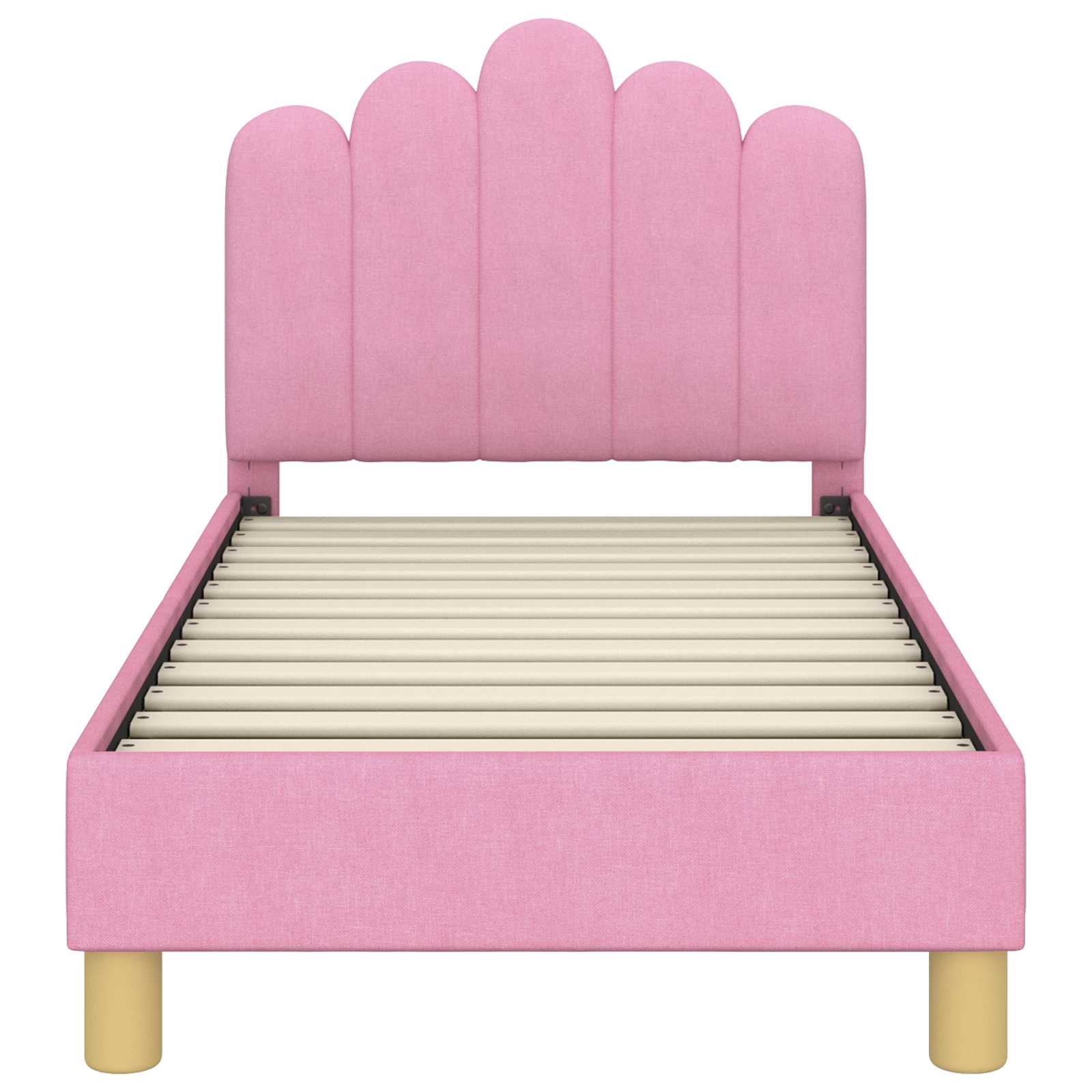 Struttura letto per bambini con testata Rosa 70 x 140 cm 42011042