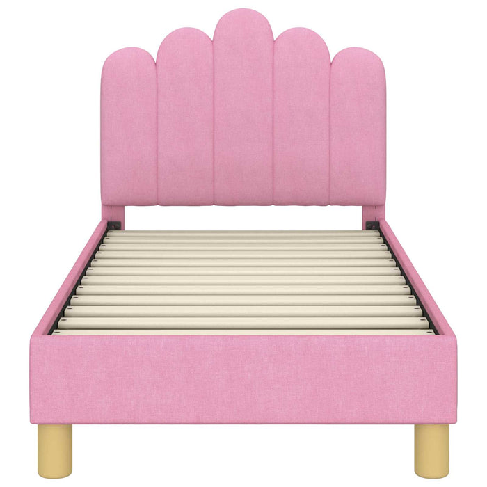 Struttura letto per bambini con testata Rosa 70 x 140 cm 42011042