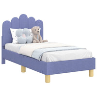 Struttura letto per bambini con testata Blu jeans 70 x 140 cm 42011043