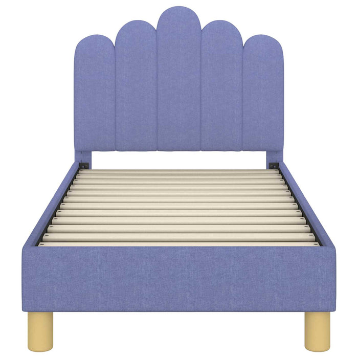 Struttura letto per bambini con testata Blu jeans 70 x 140 cm 42011043