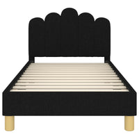 Struttura letto per bambini con testata Nero 80 x 160 cm 42011046