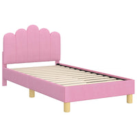 Struttura letto per bambini con testata Rosa 80 x 160 cm 42011047