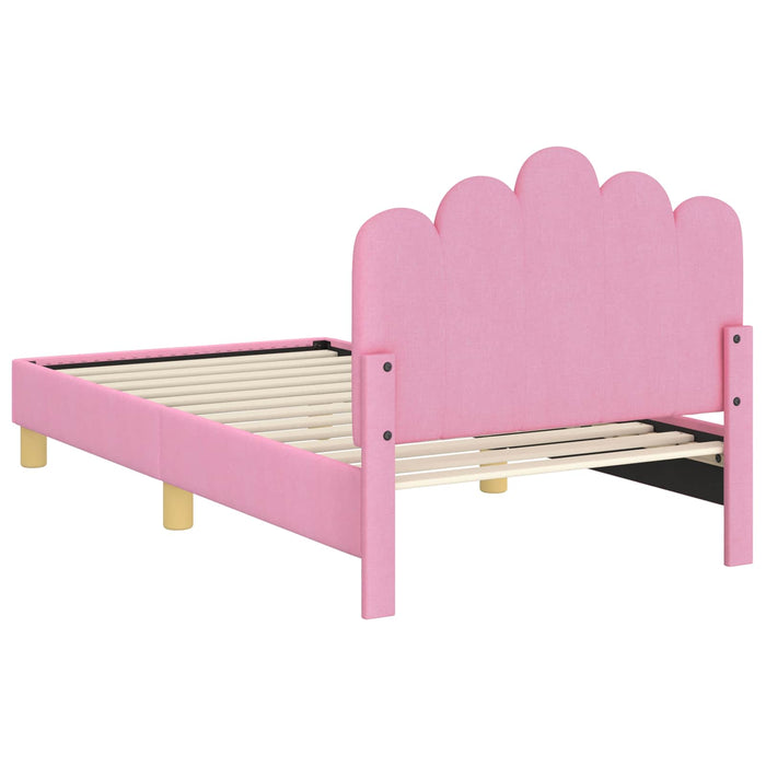 Struttura letto per bambini con testata Rosa 80 x 160 cm 42011047
