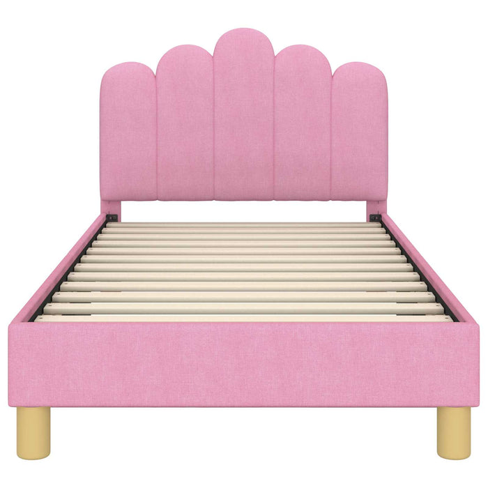 Struttura letto per bambini con testata Rosa 80 x 160 cm 42011047