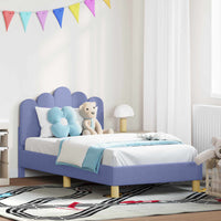 Struttura letto per bambini con testata Blu jeans 80 x 160 cm 42011048