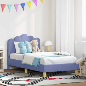 Struttura letto per bambini con testata Blu jeans 80 x 160 cm 42011048