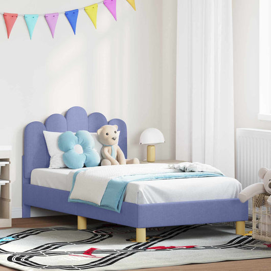 Struttura letto per bambini con testata Blu jeans 80 x 160 cm 42011048