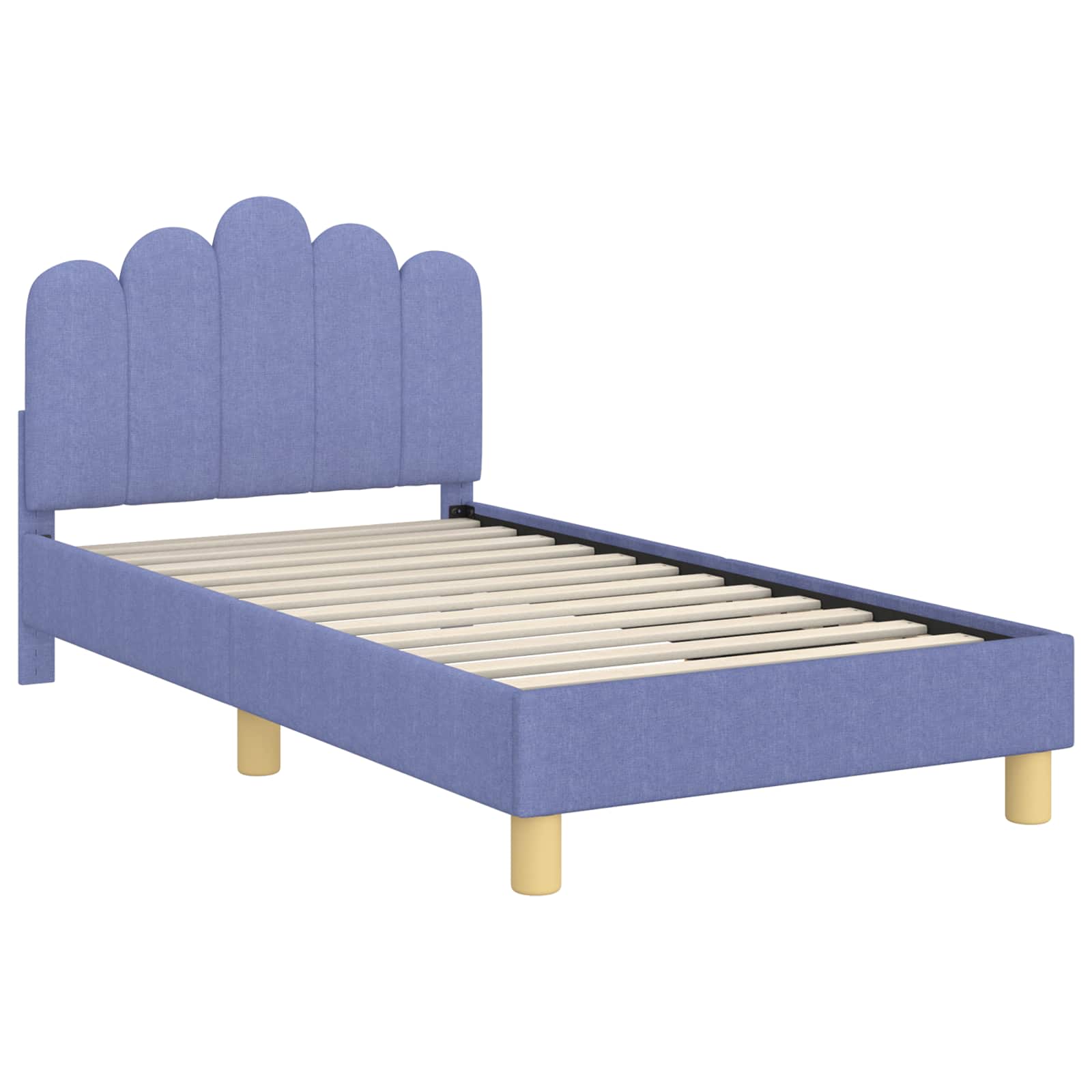 Struttura letto per bambini con testata Blu jeans 80 x 160 cm 42011048