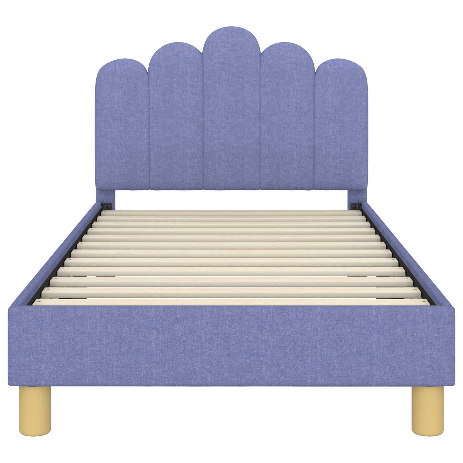 Struttura letto per bambini con testata Blu jeans 80 x 160 cm 42011048