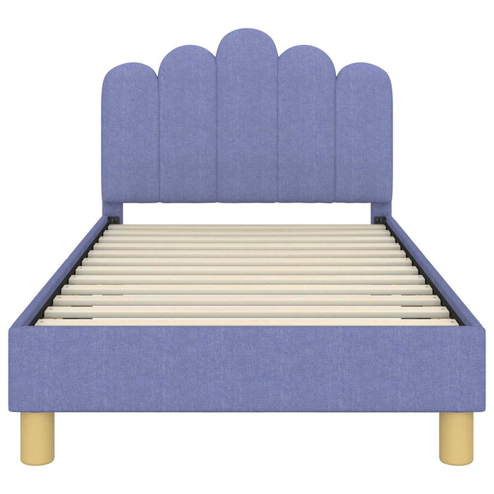Struttura letto per bambini con testata Blu jeans 80 x 160 cm 42011048