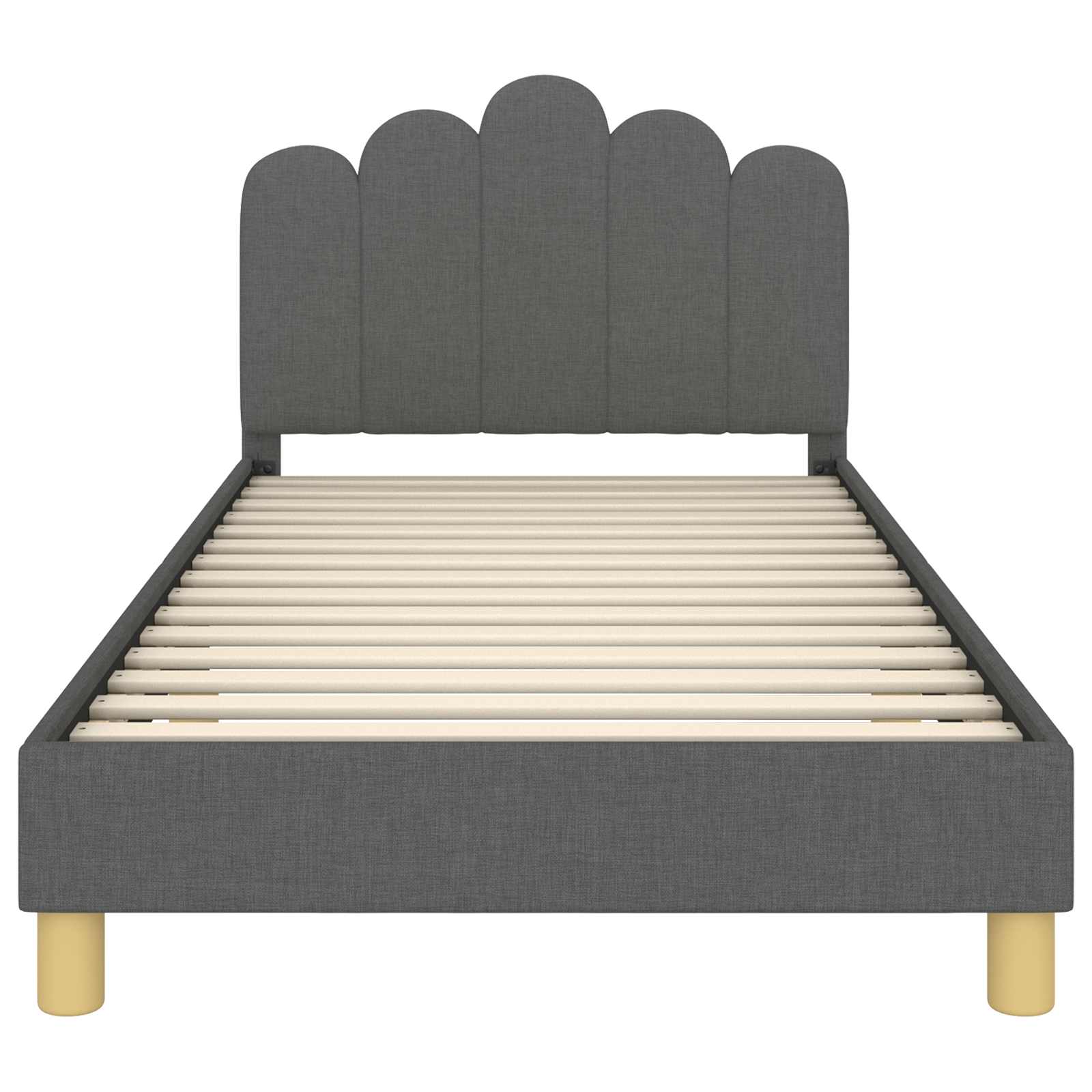 Struttura letto per bambini con testata Grigio scuro 42011050
