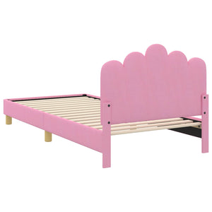Struttura letto per bambini con testata Rosa 80 x 200 cm 42011052