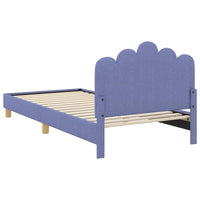 Struttura letto per bambini con testata Blu jeans 80 x 200 cm 42011053