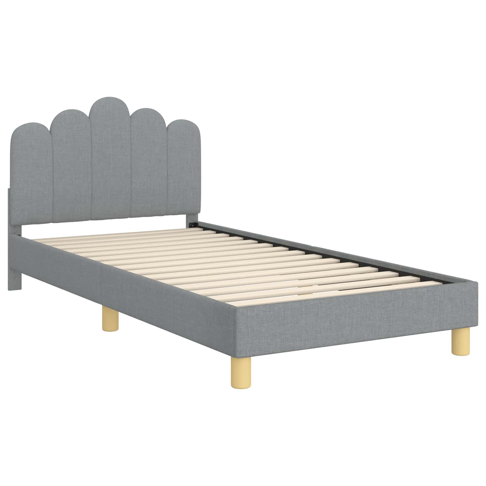 Struttura letto per bambini con testata Grigio chiaro 42011054
