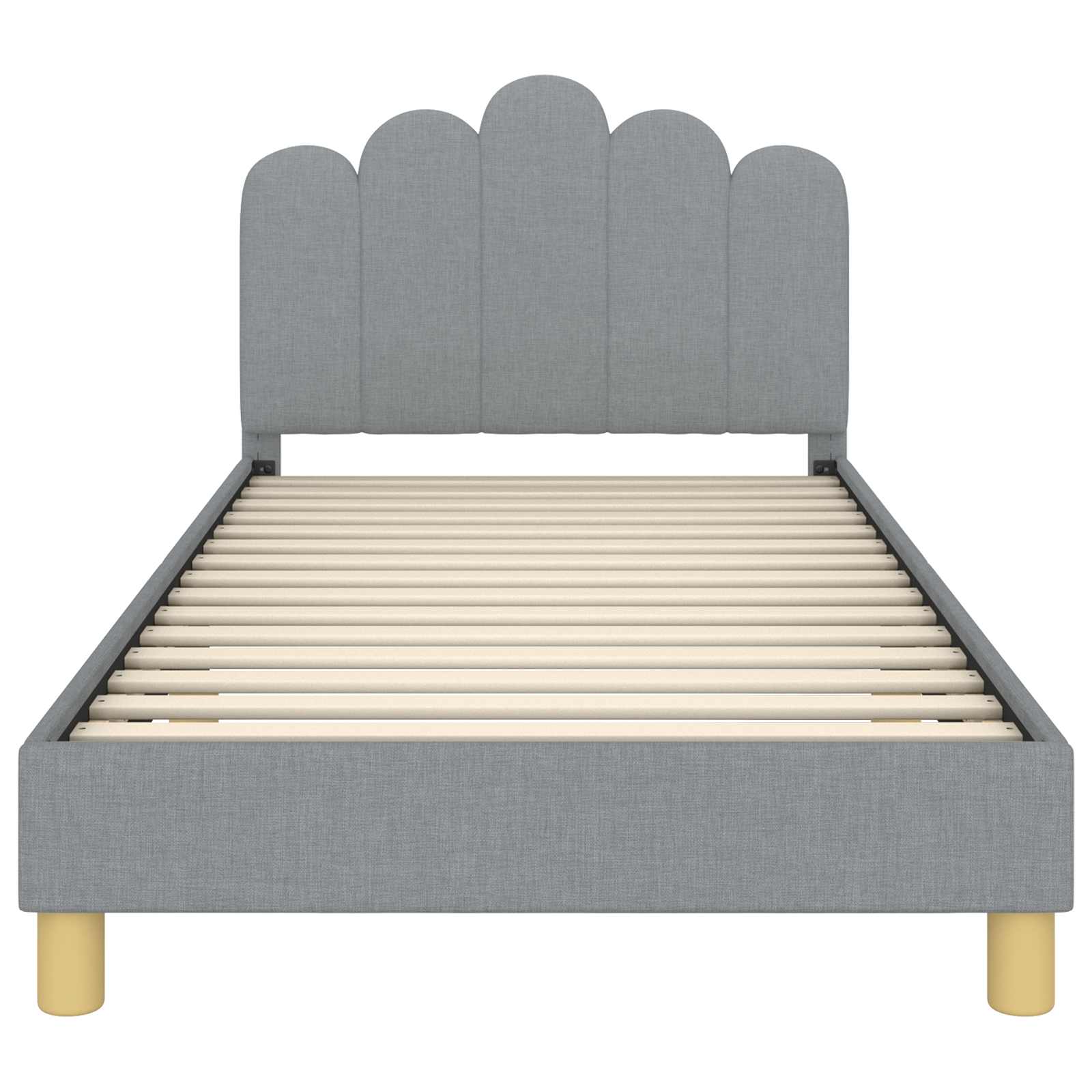Struttura letto per bambini con testata Grigio chiaro 42011054