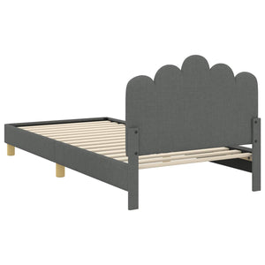 Struttura letto per bambini con testata Grigio scuro 42011055