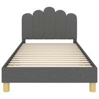 Struttura letto per bambini con testata Grigio scuro 42011055