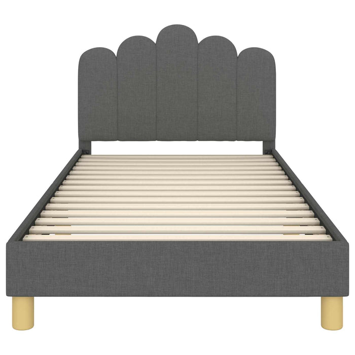 Struttura letto per bambini con testata Grigio scuro 42011055