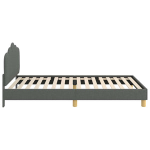 Struttura letto per bambini con testata Grigio scuro 42011055