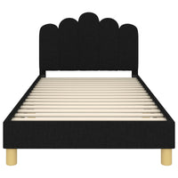 Struttura letto per bambini con testata Nero 90 x 200 cm 42011061