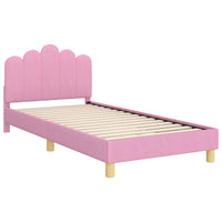 Struttura letto per bambini con testata Rosa 90 x 200 cm 42011062