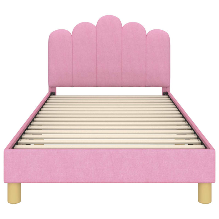 Struttura letto per bambini con testata Rosa 90 x 200 cm 42011062