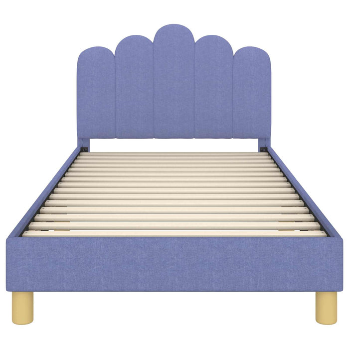 Struttura letto per bambini con testata Blu jeans 90 x 200 cm 42011063