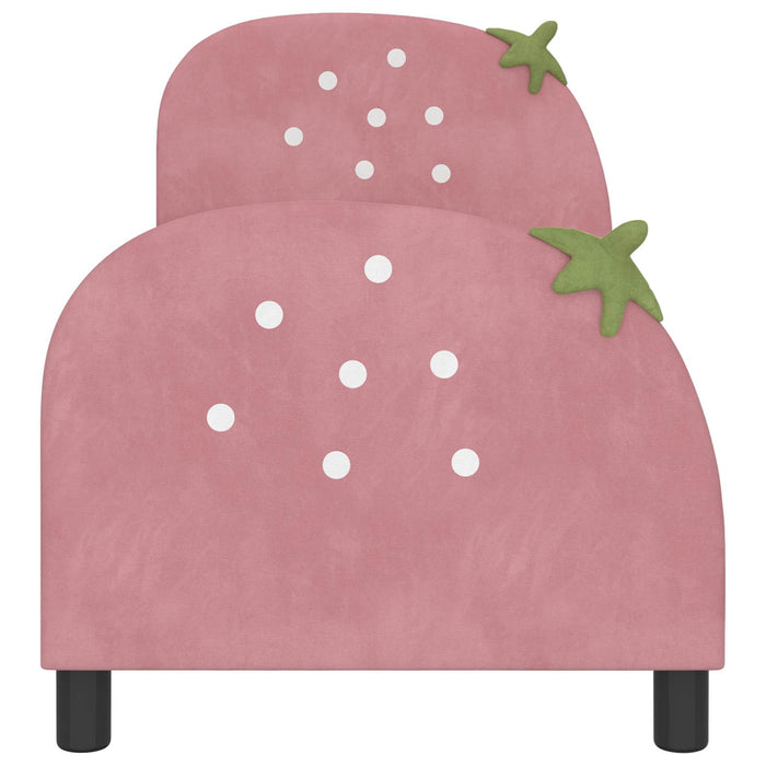 Struttura letto per bambini con testata Rosa 70 x 140 cm 42011069