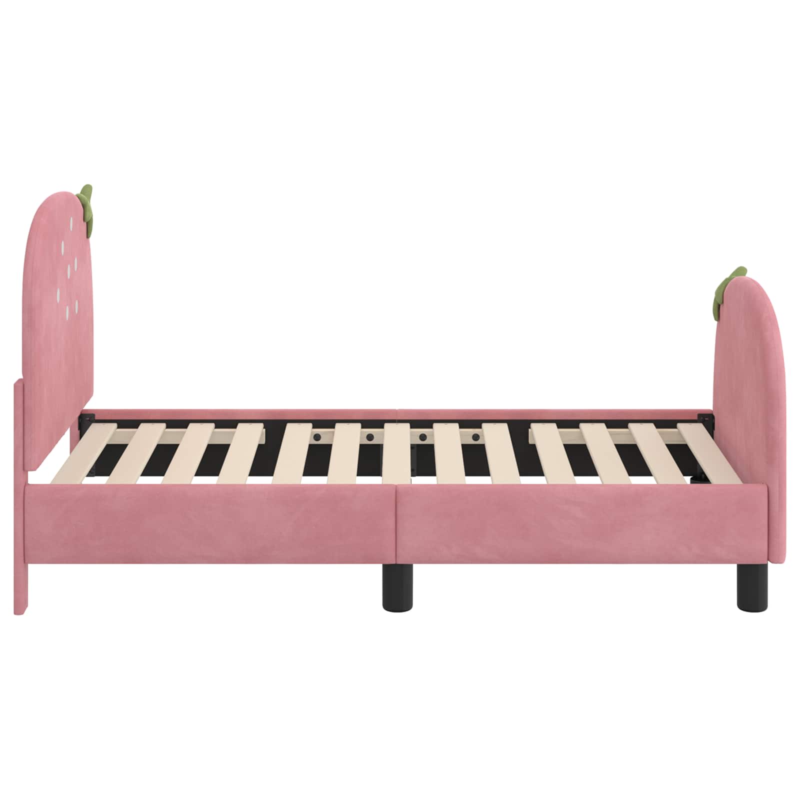 Struttura letto per bambini con testata Rosa 70 x 140 cm 42011069