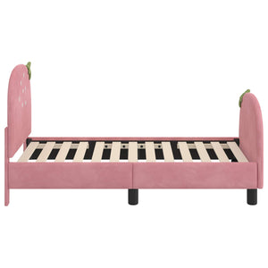 Struttura letto per bambini con testata Rosa 70 x 140 cm 42011069