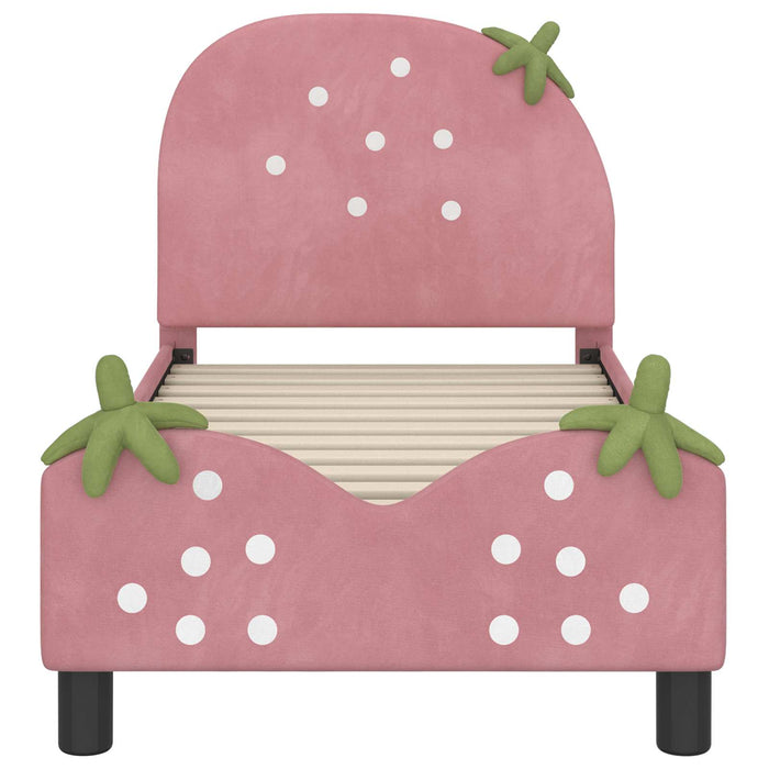 Struttura letto per bambini con testata Rosa 70 x 140 cm 42011074